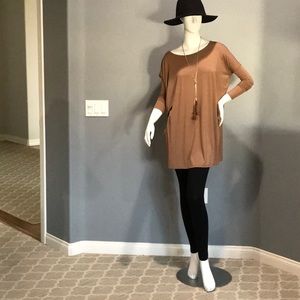Light weight jersey knit tunic!